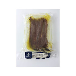 ANCHOA EN ACEITE DE OLIVA ARBEQUINA BANDEJA 12/10 filetes